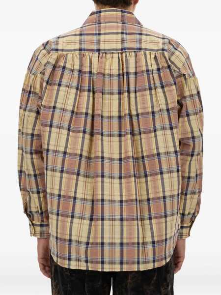 Camasi casual AE Seersucker Cotton Shirt YELLOW Barbati (BM 15747734) 3