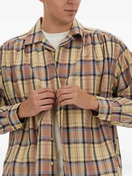 Camasi casual AE Seersucker Cotton Shirt YELLOW Barbati (BM 15747734) 4