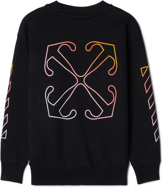 Hanorace Off-White Arrow Rainbow Crewneck BLACK Fete (BM 15747821) 2
