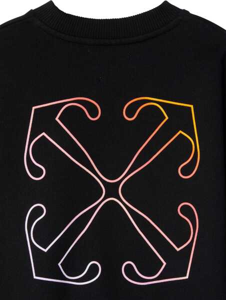 Hanorace Off-White Arrow Rainbow Crewneck BLACK Fete (BM 15747821) 3