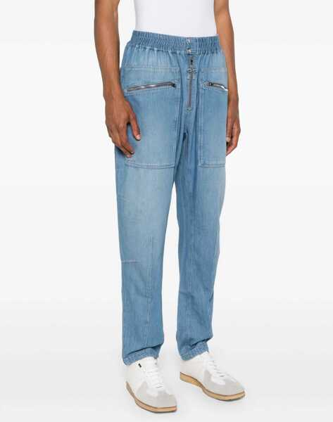 Blugi drepti Isabel Marant Cotton Pants DENIM Barbati (BM 15747833) 3