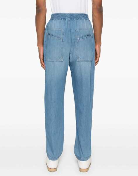 Blugi drepti Isabel Marant Cotton Pants DENIM Barbati (BM 15747833) 4