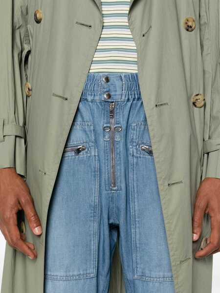 Blugi drepti Isabel Marant Cotton Pants DENIM Barbati (BM 15747833) 5