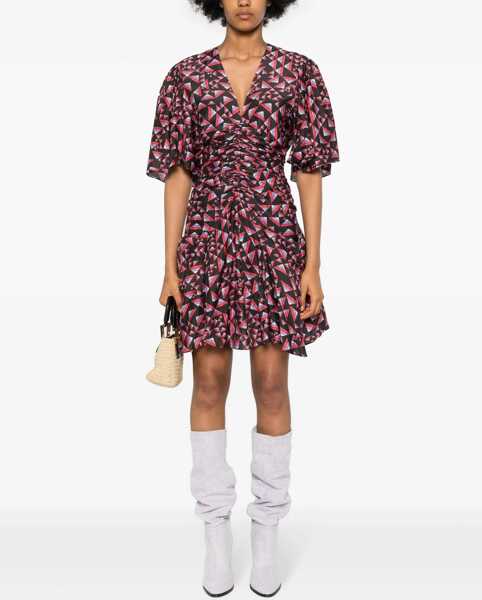 Rochii casual Isabel Marant Lienne Dress MULTICOLOUR Femei (BM 15747938) 2