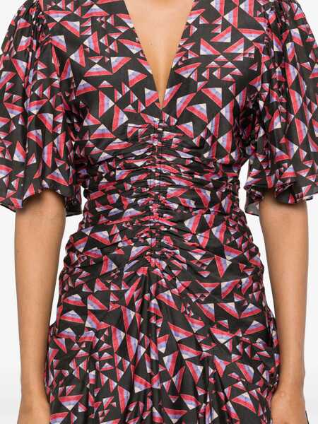 Rochii casual Isabel Marant Lienne Dress MULTICOLOUR Femei (BM 15747938) 5