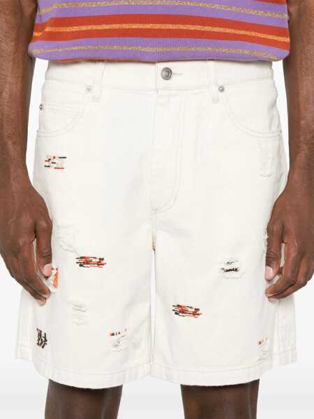 Pantaloni scurti Isabel Marant Bermuda Shorts Jerryl WHITE Barbati (BM 15747989) 5