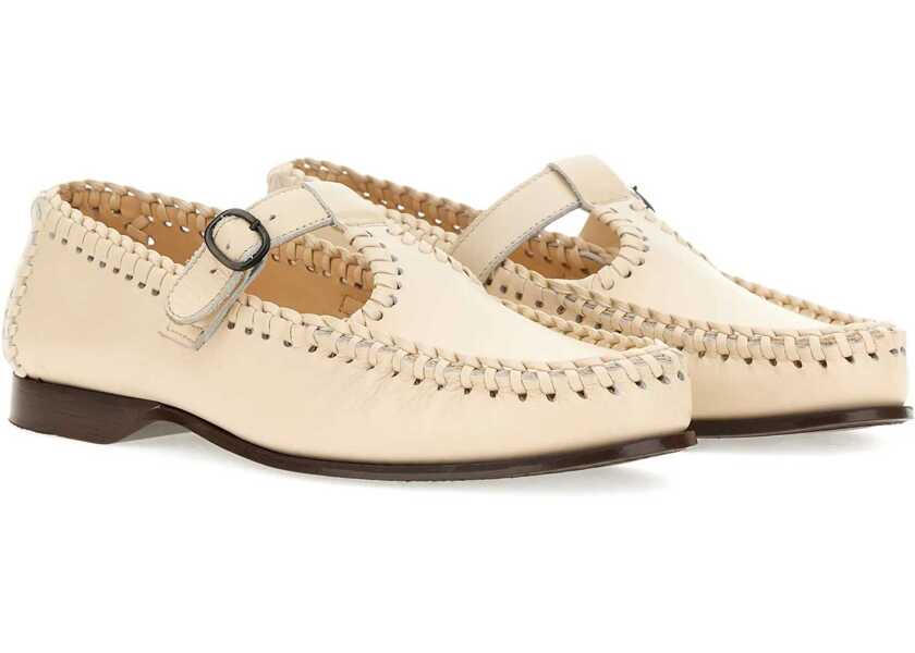 Mocasini HEREU Moccasin T-Bar Alcover IVORY Femei (BM 15748037) 2