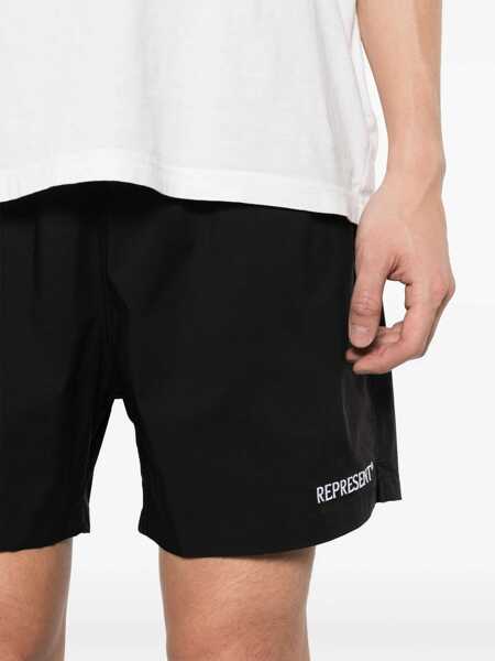 Pantaloni scurti REPRESENT Bermuda With Logo BLACK Barbati (BM 15748067) 5