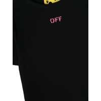 Rochii casual Off-White pentru Fete - Rochii casual Off-White Off Print Plain Ribbed Dress BLACK Fete (BM 15748091) - B-mall.ro