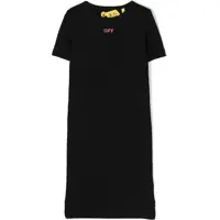 Rochii casual Off Print Plain Ribbed Dress Fete