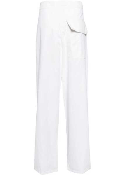 Pantaloni casual Victoria Beckham Wide Leg Pants WHITE Femei (BM 15748154) 2