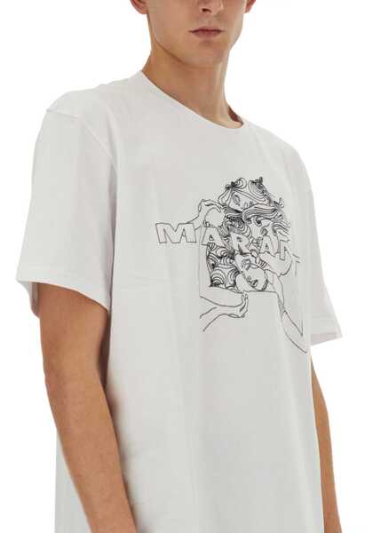 Tricouri Isabel Marant T-Shirt Honore WHITE Barbati (BM 15748157) 4