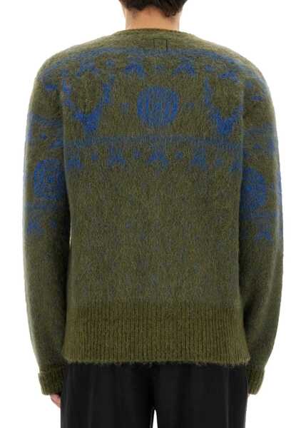 Cardigane SOUTH2 WEST8 Mohair Blend Cardigan GREEN Barbati (BM 15748337) 3