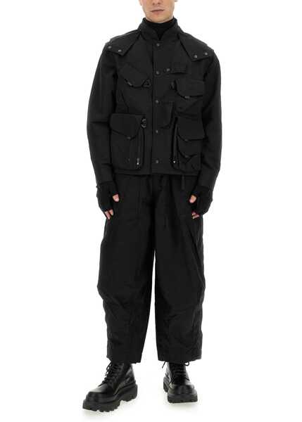 Geci Parka SOUTH2 WEST8 Parka With Logo BLACK Barbati (BM 15748346) 2