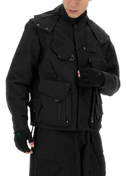 Geci Parka SOUTH2 WEST8 Parka With Logo BLACK Barbati (BM 15748346) 4