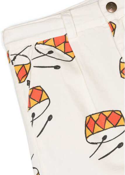 Pantaloni scurti Bobo Choses Play The Drum All Over Denimbermuda Shorts WHITE Baieti (BM 15748403) 3