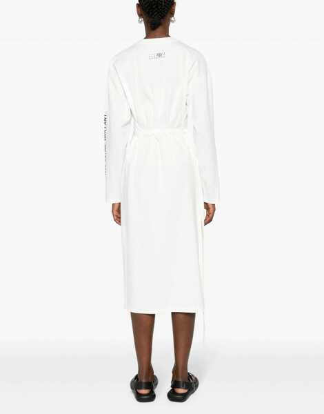 Tricouri MM6 Maison Margiela Jersey T-Shirt WHITE Femei (BM 15748442) 4