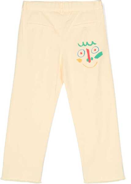 Pantaloni casual Bobo Choses Happy Mask Chino Pants YELLOW Baieti (BM 15748514) 2