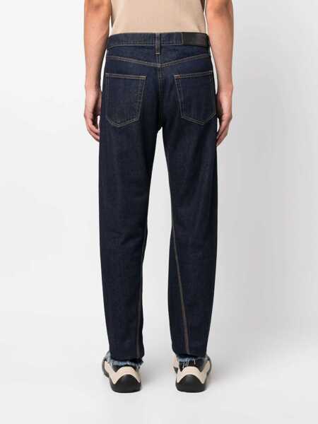 Blugi drepti Lanvin Twisted Jeans BLUE Barbati (BM 15748520) 4