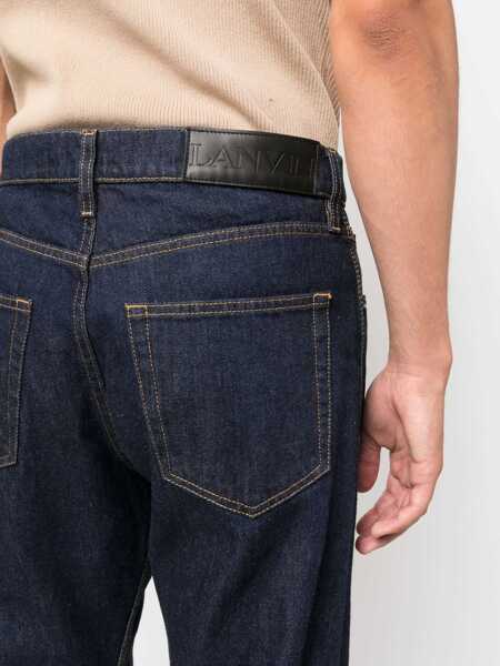 Blugi drepti Lanvin Twisted Jeans BLUE Barbati (BM 15748520) 5