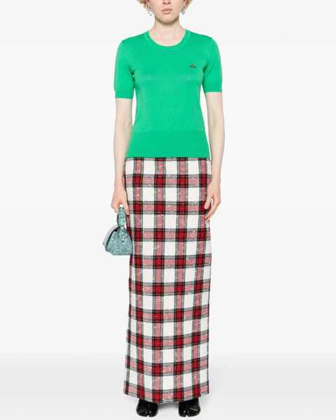 Pulovere casual Vivienne Westwood Bea Shirt GREEN Femei (BM 15748565) 2