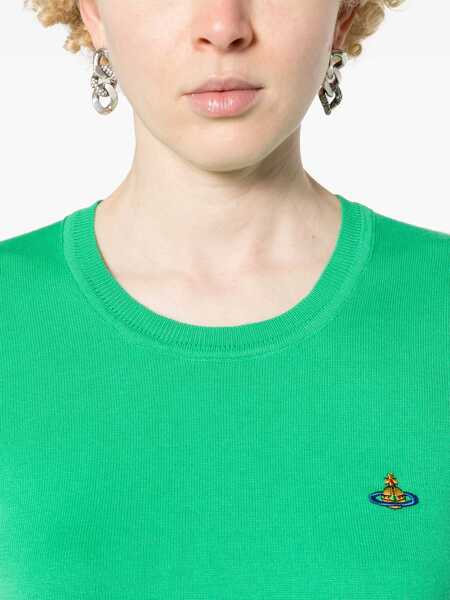 Pulovere casual Vivienne Westwood Bea Shirt GREEN Femei (BM 15748565) 5