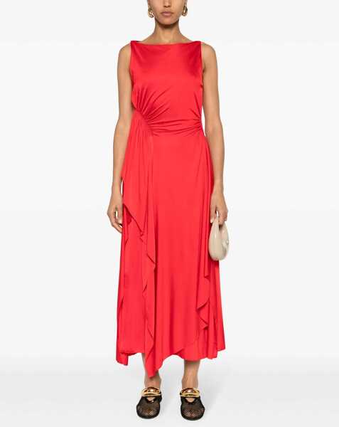 Rochii casual Lanvin Dress With Drape RED Femei (BM 15748697) 2