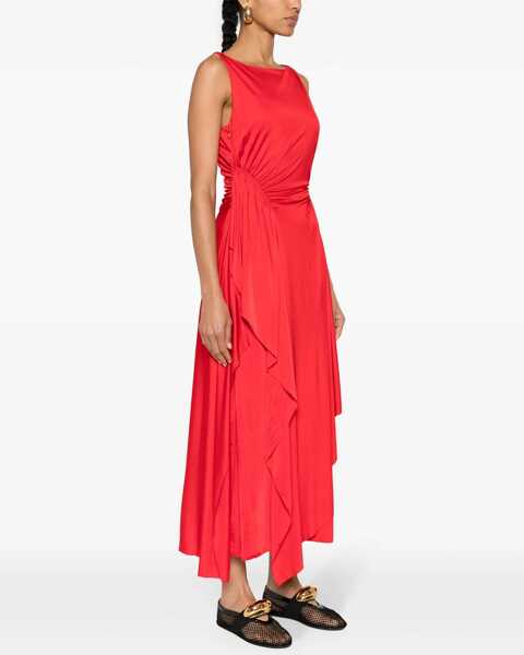 Rochii casual Lanvin Dress With Drape RED Femei (BM 15748697) 3