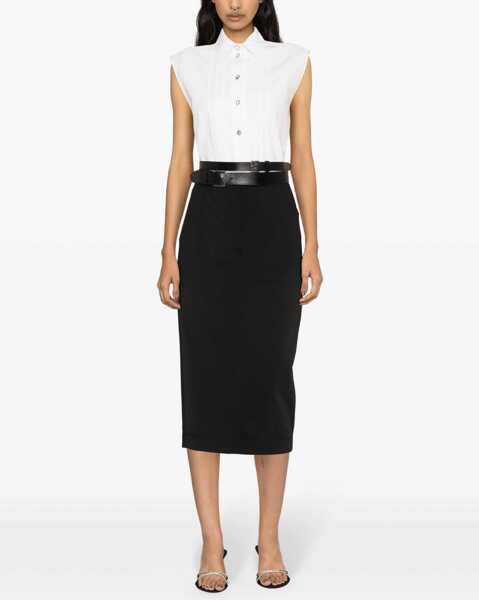 Camasi office Moschino Poplin Shirt WHITE Femei (BM 15748706) 2