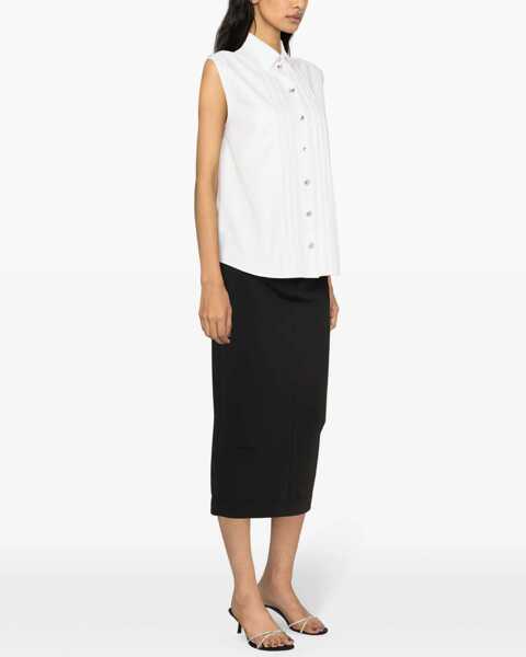 Camasi office Moschino Poplin Shirt WHITE Femei (BM 15748706) 3