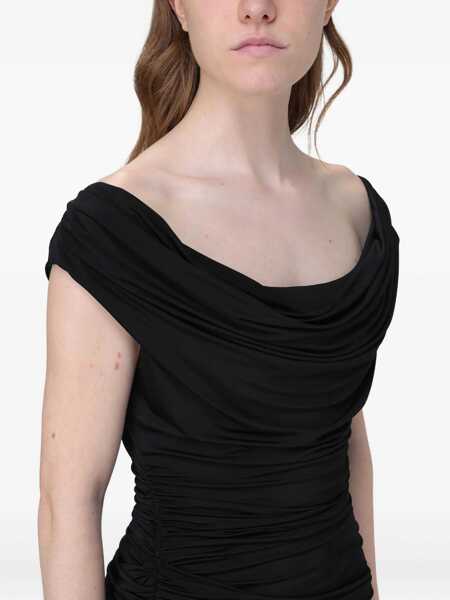 Rochii casual Magda Butrym Jersey Dress BLACK Femei (BM 15748799) 4