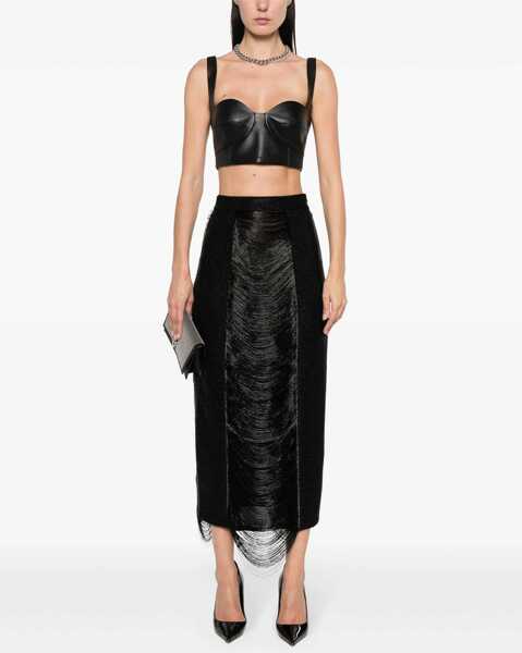 Fuste casual Alexander McQueen Long Skirt BLACK Femei (BM 15748904) 2