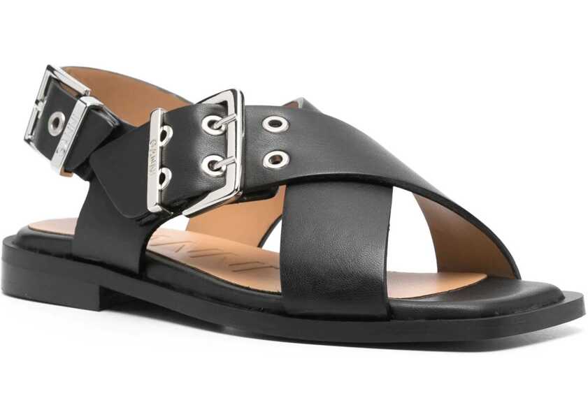 Sandale Ganni Studded Sandal BLACK Femei (BM 15748970) 2