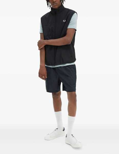 Veste casual Fred Perry Vests With Logo BLACK Barbati (BM 15749045) 2