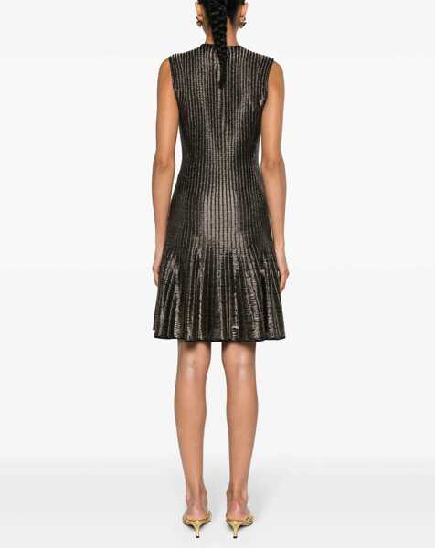 Rochii casual Alexander McQueen Mini Dress BLACK Femei (BM 15749057) 4