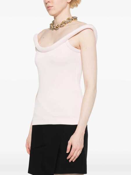 Bluze Alexander McQueen Tops With Logo PINK Femei (BM 15749066) 3