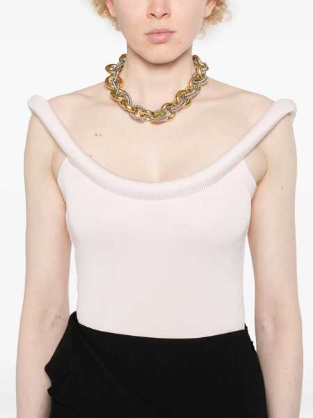 Bluze Alexander McQueen Tops With Logo PINK Femei (BM 15749066) 5