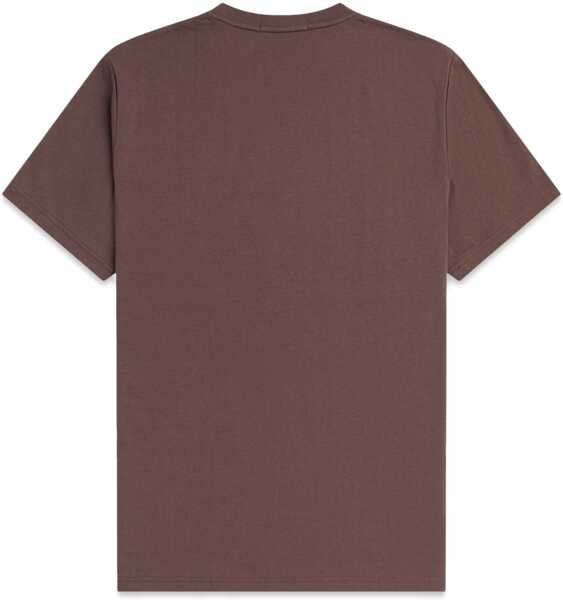 Tricouri Fred Perry T-Shirt With Logo BROWN Barbati (BM 15749072) 4