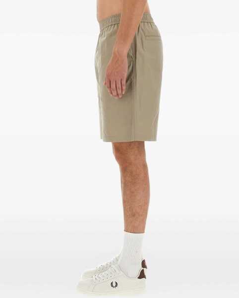 Pantaloni scurti Fred Perry Cotton Bermuda Shorts BEIGE Barbati (BM 15749147) 3