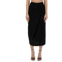 Fuste casual Skirt With Hook Femei
