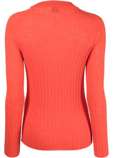 Pulovere casual ALYSI Ribbed Knit RED Femei (BM 15749168) 2