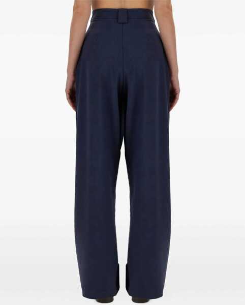 Pantaloni casual ALYSI Canvas Pants BLUE Femei (BM 15749198) 4
