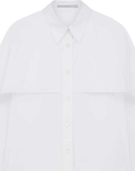 Camasi elegante Stella McCartney Shirt With Cape WHITE Femei (BM 15749264) 2