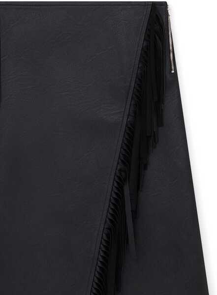 Fuste casual Stella McCartney Fringed Skirt BLACK Femei (BM 15749276) 2
