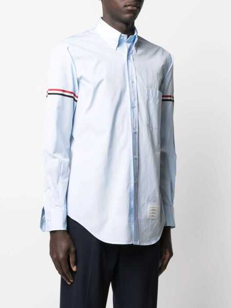 Camasi casual Thom Browne Classic Shirt BLUE Barbati (BM 15749729) 3