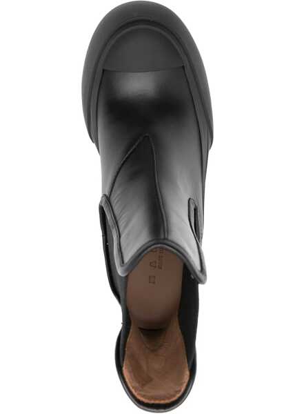 Cizme scurte Marni Leather Boot BLACK Femei (BM 15749843) 4