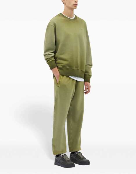 Bluze de trening MSGM Washed Out Jersey Sweatshirt GREEN Barbati (BM 15750248) 2