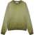 MSGM Washed Out Jersey Sweatshirt GREEN