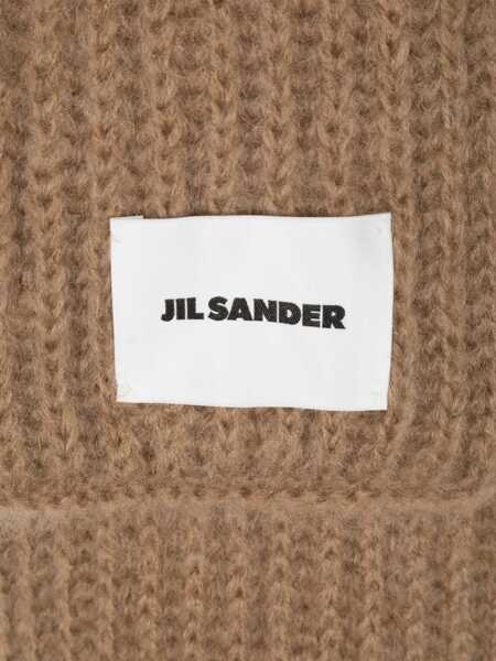 Esarfe Jil Sander Scarf With Logo BEIGE Barbati (BM 15750866) 2