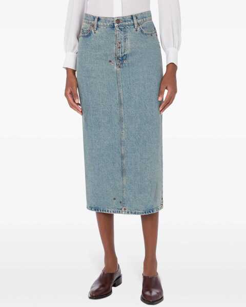 Fuste casual Moschino Denim Skirt DENIM Femei (BM 15750932) 2